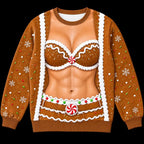 Funny Ugly Christmas Sweater, Novelty Holiday Sweatshirt, Festive Party Outfit