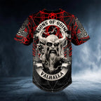 Son of Odin Valhalla Norse Mythology Tattoo Custom Baseball Jersey – Skull & Viking Graphic Tees