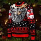 Cool Beard Skull Team Skull Ugly Christmas Sweater – Skull & Viking Graphic Tees