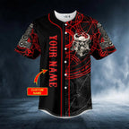 Son of Odin Valhalla Norse Mythology Tattoo Custom Baseball Jersey – Skull & Viking Graphic Tees