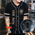 Wolves Don’t Lose Sleep Viking Custom Baseball Jersey – Skull & Viking Graphic Tees