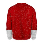 3D Realistic Hairy Santa Sweatshirt, Funny Santa Body Sweater, Offensive Ugly Xmas Shirt