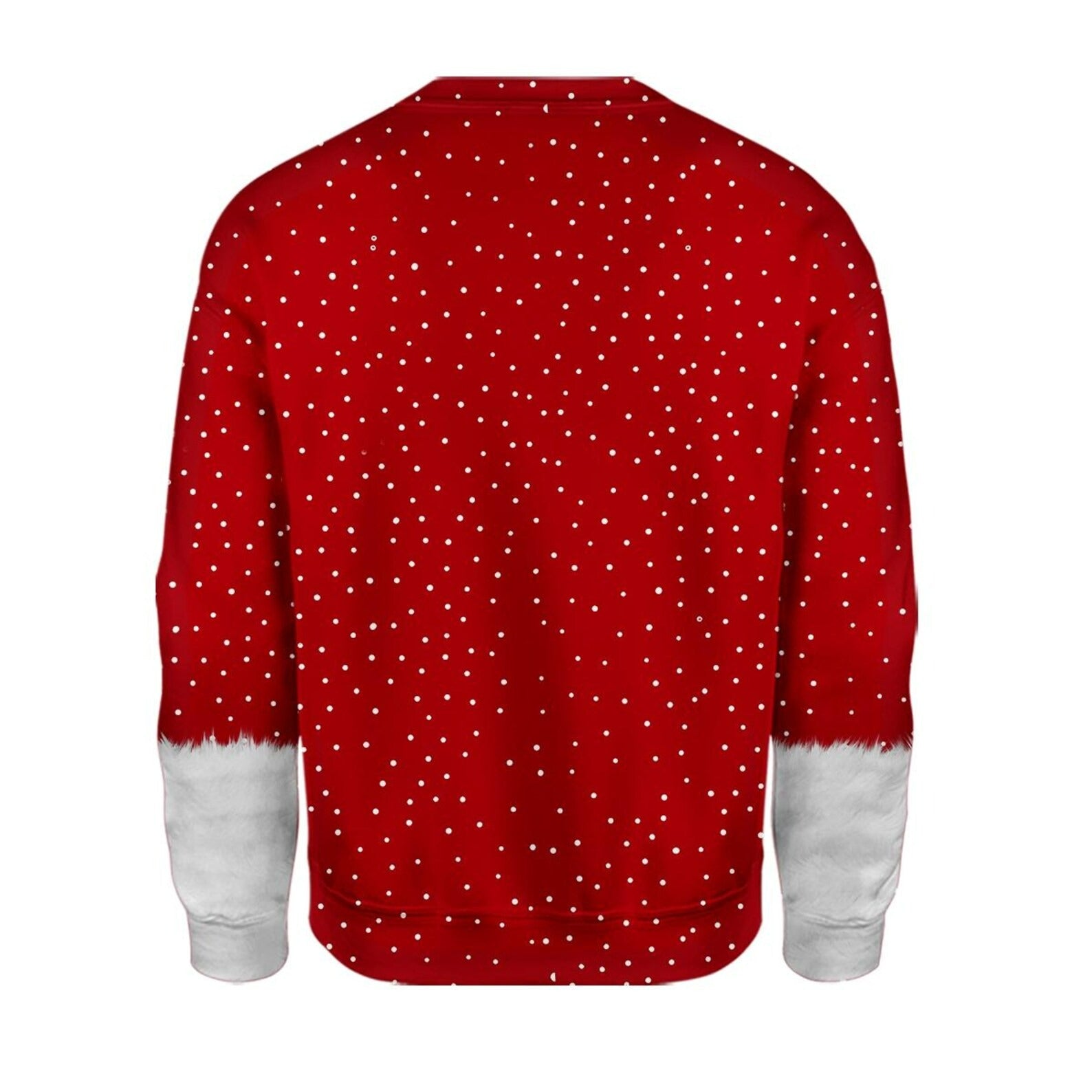 3D Realistic Hairy Santa Sweatshirt, Funny Santa Body Sweater, Offensive Ugly Xmas Shirt