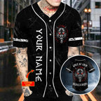 Wolf Of Odin Valhalla Bound Viking Personalized Baseball Jersey – Skull & Viking Graphic Tees
