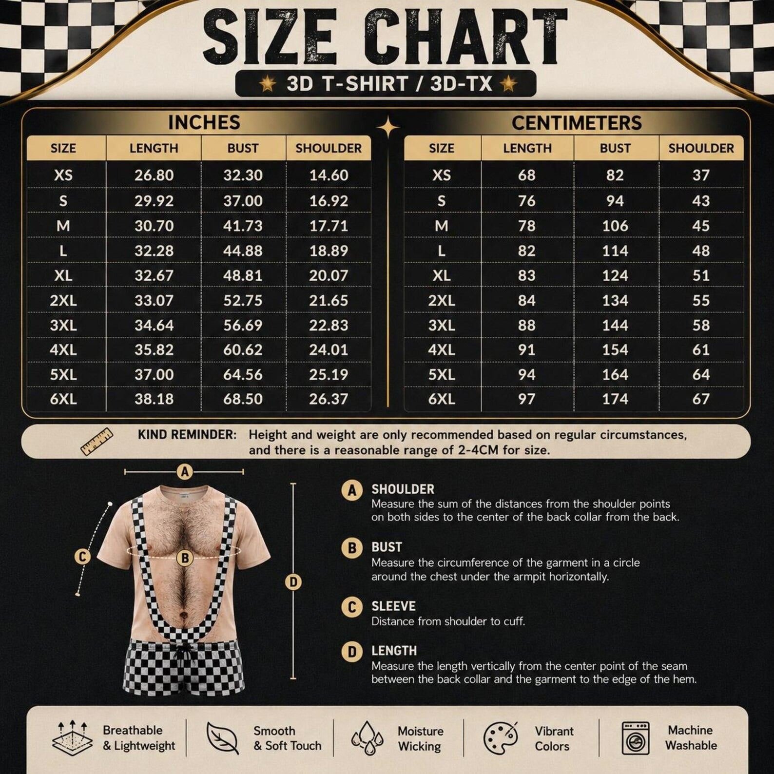 Custom Hairy Chest Shirt, Choose Skin Tone & Pattern, 3D Mankini Illusion Tee With Matching Shorts, Funny Gag Gift for Men
