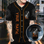 Thor Hammer Tattoo Skull Custom Baseball Jersey – Skull & Viking Graphic Tees _ 3D All Over Print Clothing
