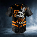 Thor Hammer Tattoo Skull Custom Baseball Jersey – Skull & Viking Graphic Tees _ 3D All Over Print Clothing