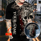 Fleur-de-lis Pattern King Viking Custom Baseball Jersey – 3D All Over Print Clothing