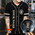 Old For Good Reason Viking Custom Baseball Jersey – Skull & Viking Graphic Tees _ 3D All Over Print Clothing