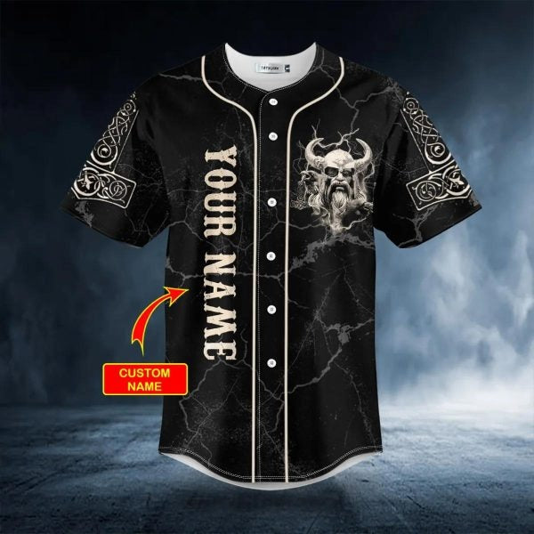 Viking Son Of Odin Valhalla Custom Baseball Jersey _ 3D All Over Print Clothing